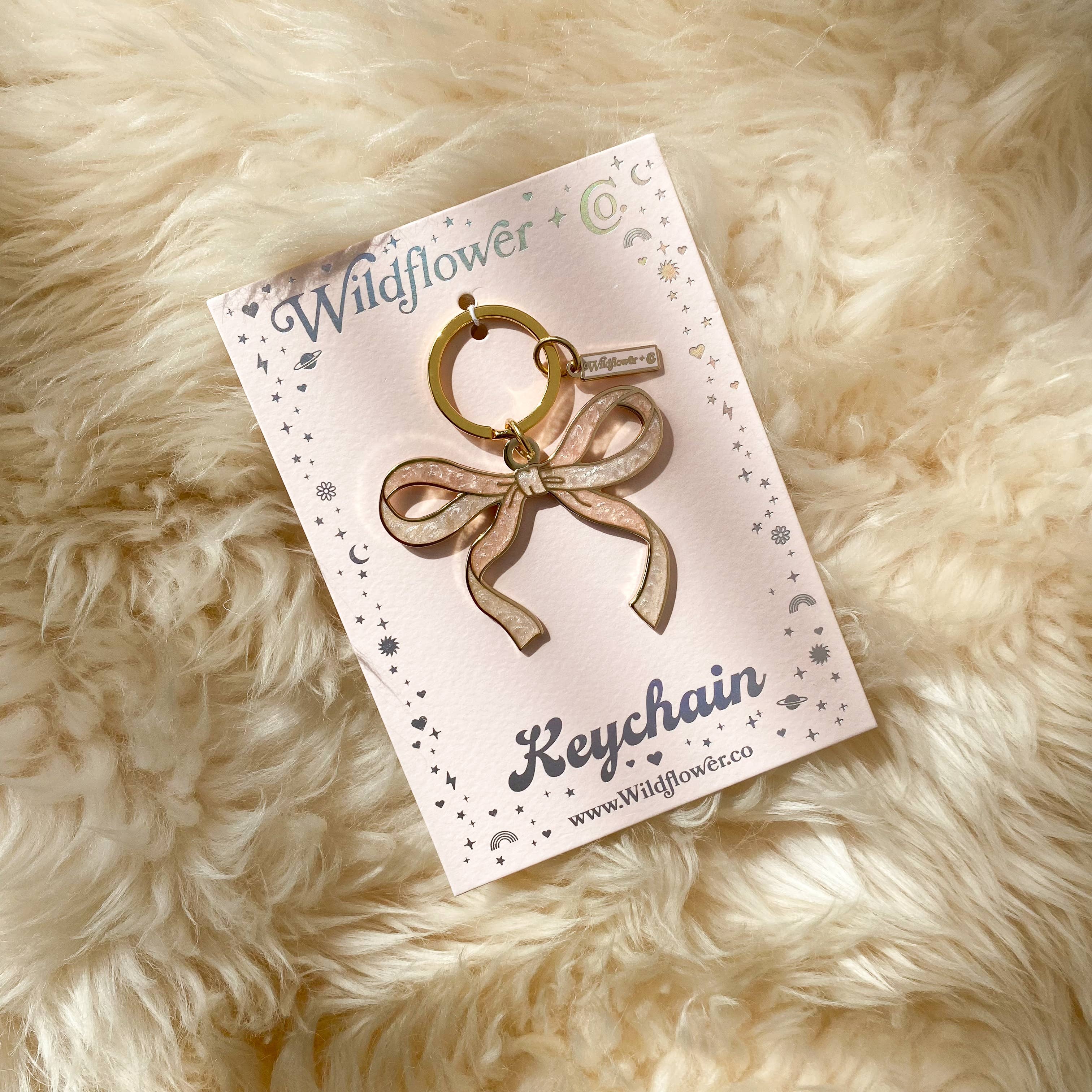 Wildflower + Co. - Wholesale Keychain – Women's - Bow Enamel Keychain - All Colors7