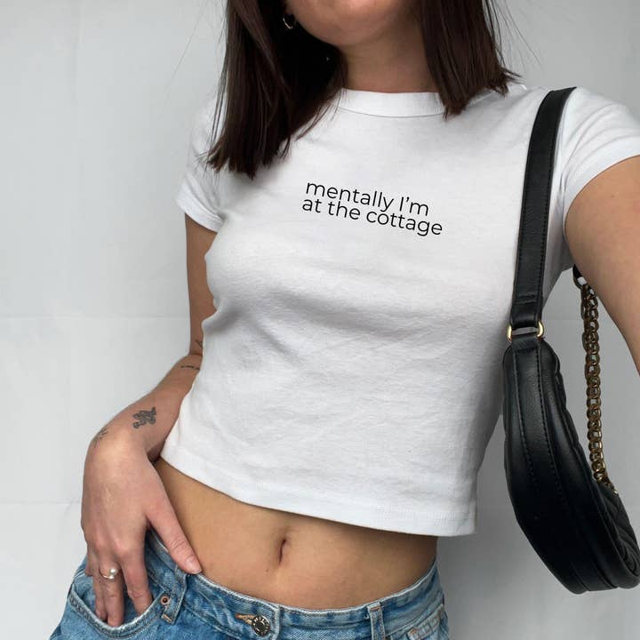 Cottage Baby Tee, Bookish Romance Reader, Cozy Gift for wholesale by FizzCandy Designs