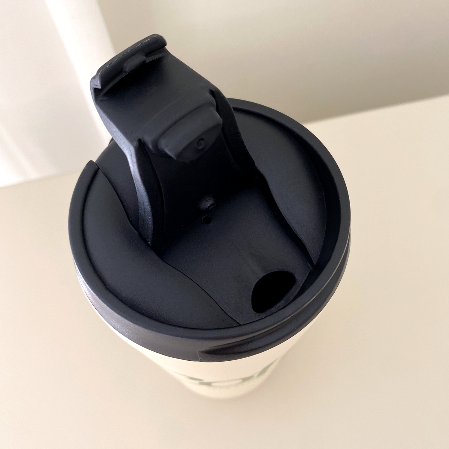 The Coffee Travel Cup Beige for wholesale on Faire5