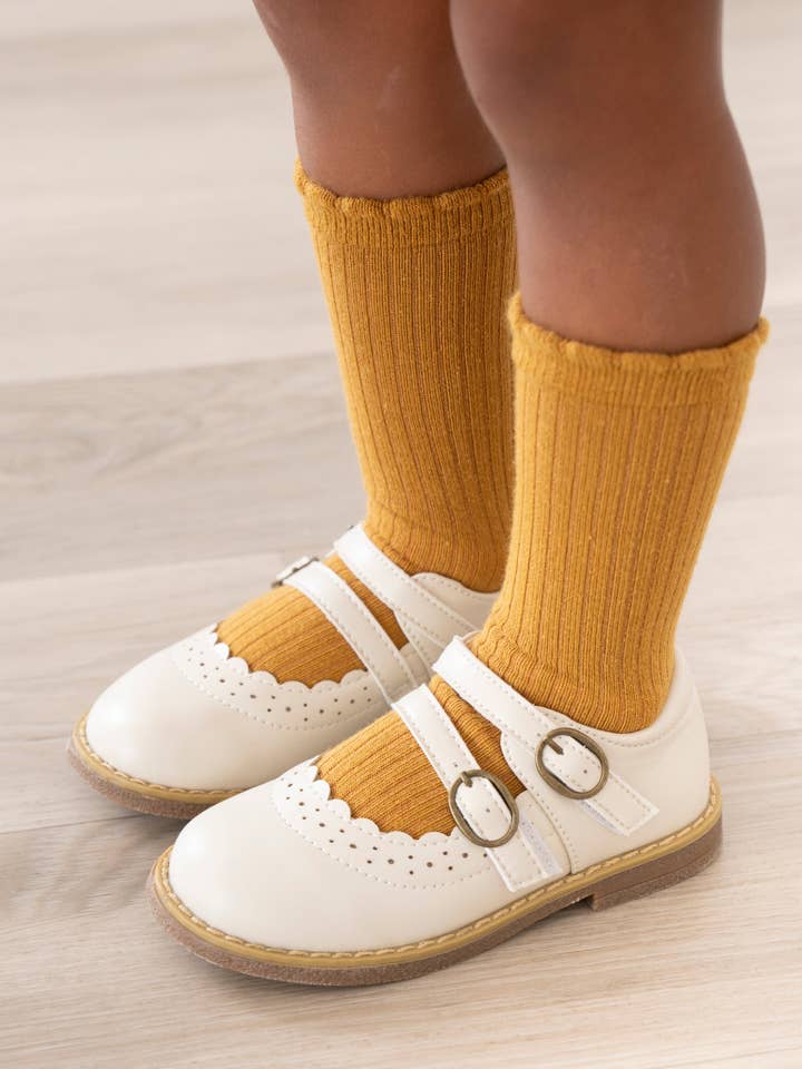 Marie Nicole Clothing - Wholesale Dress Shoes - Kids - Double Buckle Mary Jane Hard Sole Shoes