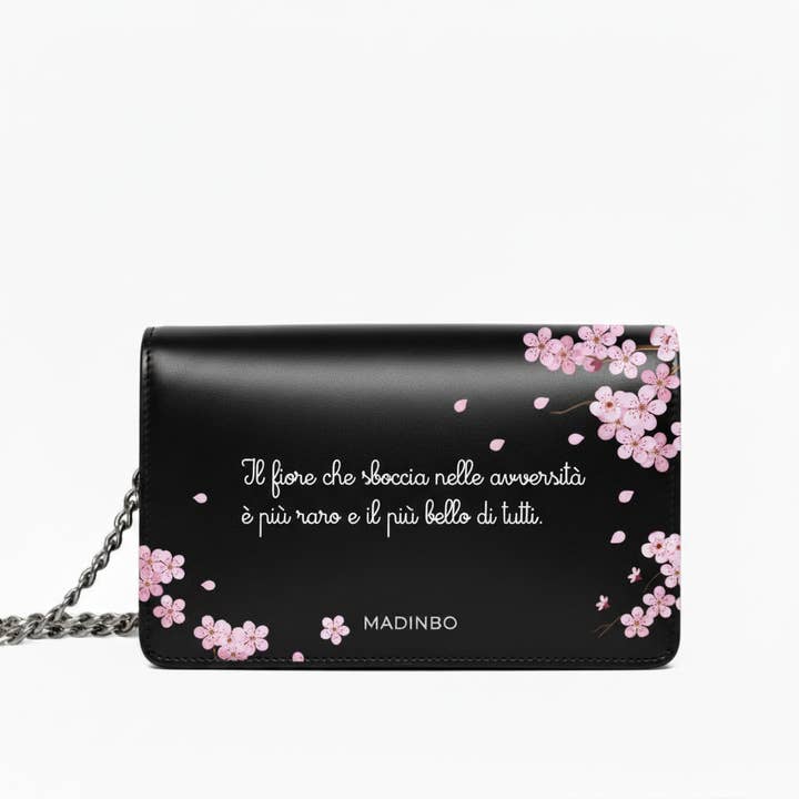 PRINCESS BAG von MADINBO - Echtes Leder - LEDER - Hergestellt in ITALIEN - ORANGENBLÜTEN für den Großhandel von MADINBO