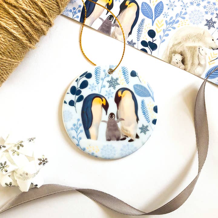 Fawn and Flo Designs - Wholesale Ornament - Penguin Christmas Tree Ornament