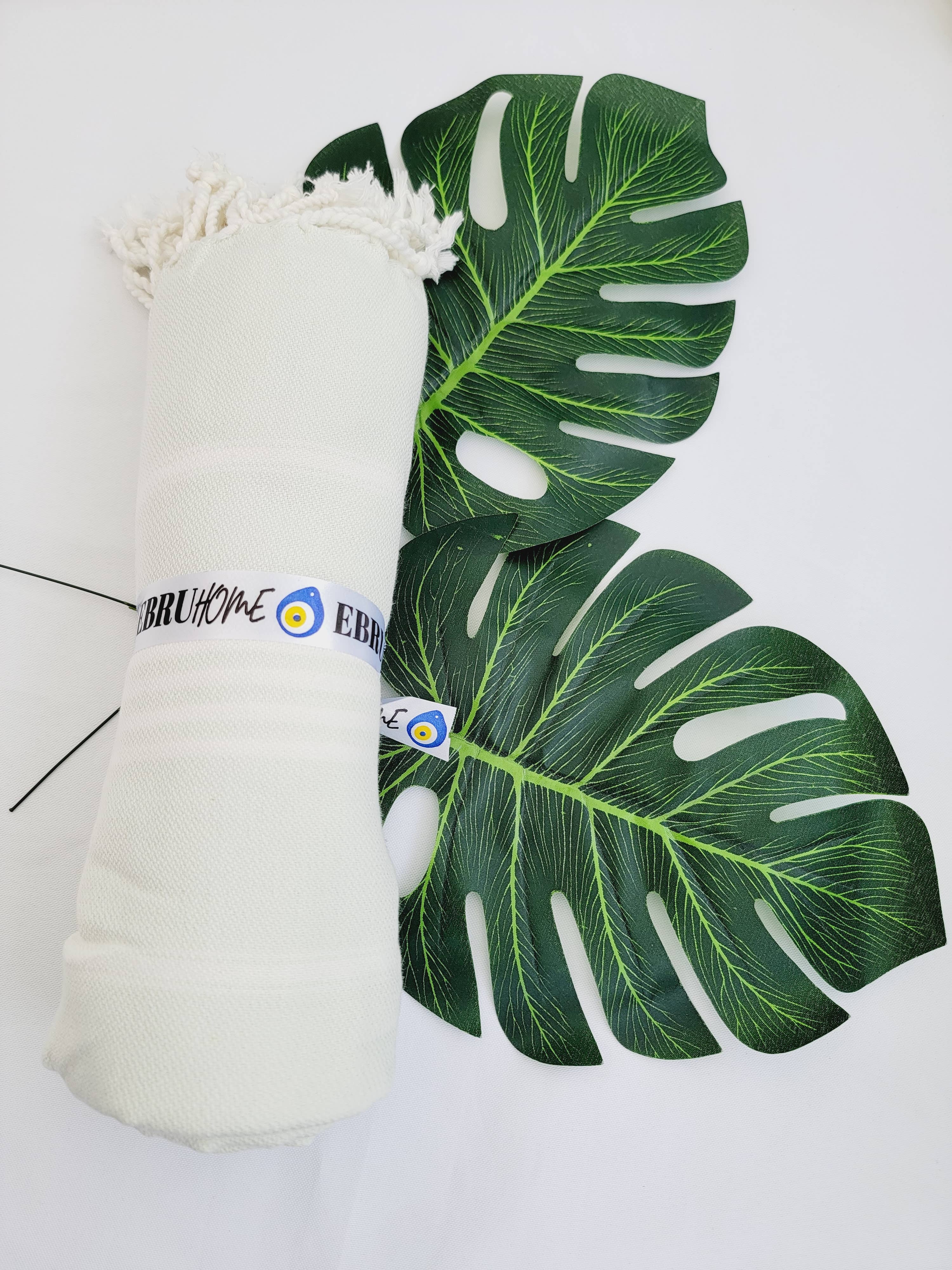 EBRU Home - Vente Serviette de plage - Ensemble de 10 serviettes de plage, ensemble de serviettes sans sable assorties, serviette personnalisée19