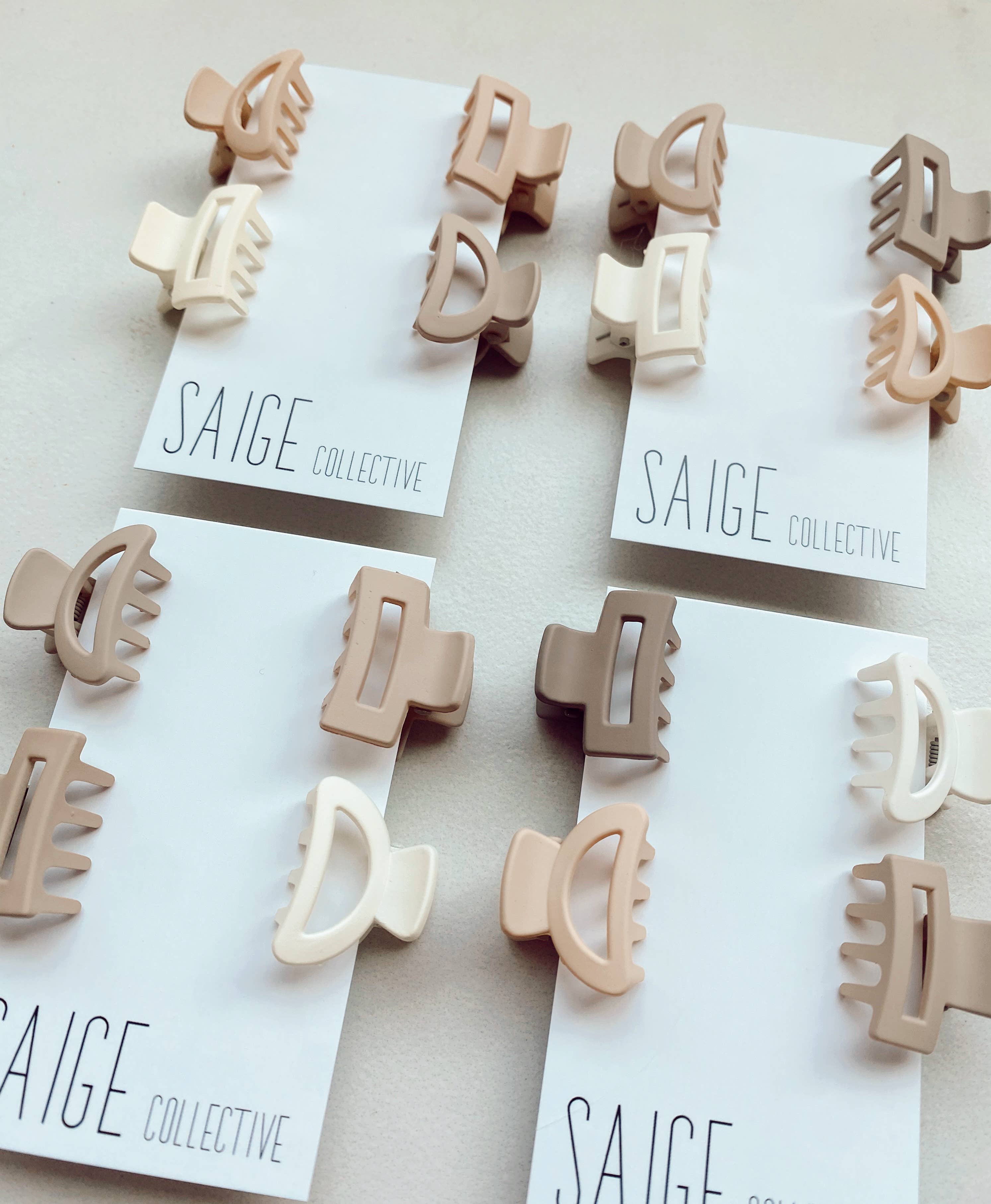 Saige Collective – Großhandel Haarclip – Damen – Nude-Mikro-Quadpack 1