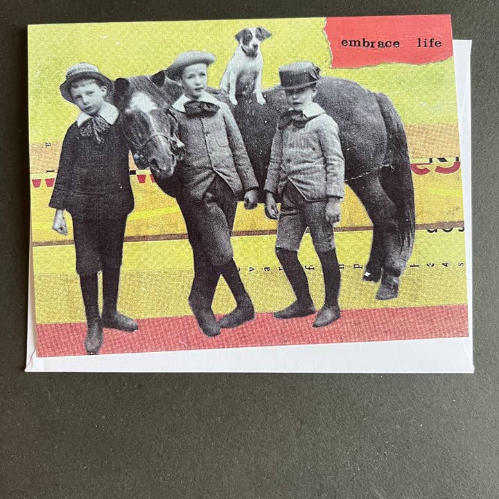 Embrace Life Note Card for wholesale by ZouZou's Basement