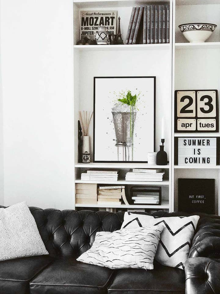 Impressão artística de parede Mint Julep Cocktail por atacado de We Love Prints