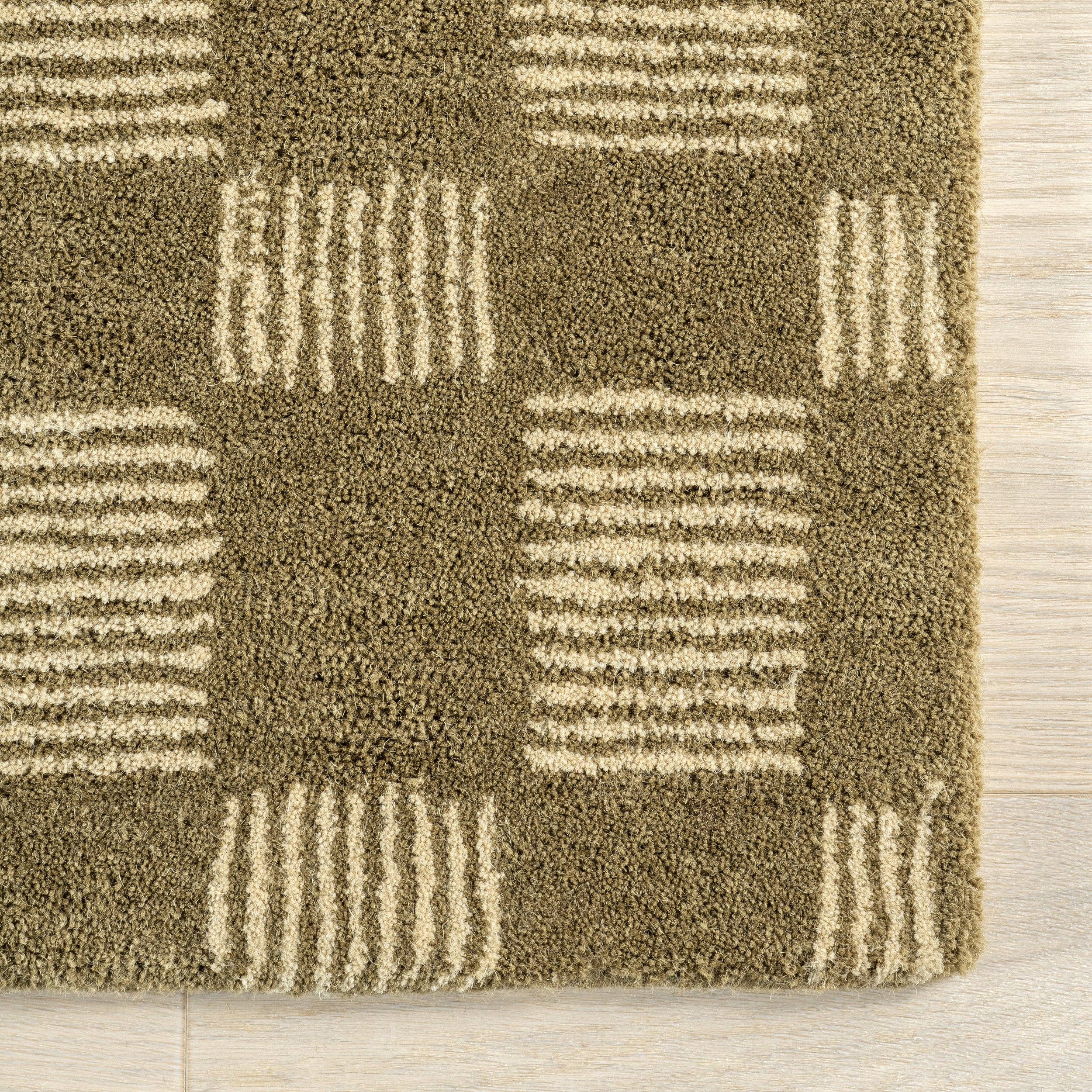 nuLOOM - Wholesale Area Rug - Quince Checkered Wool Area Rug12