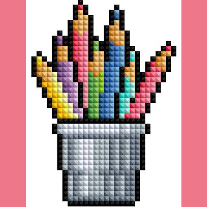 Diamond Art Club - Wholesale DIY Craft Kit - Mini Dazzles™ - Art Supplies9