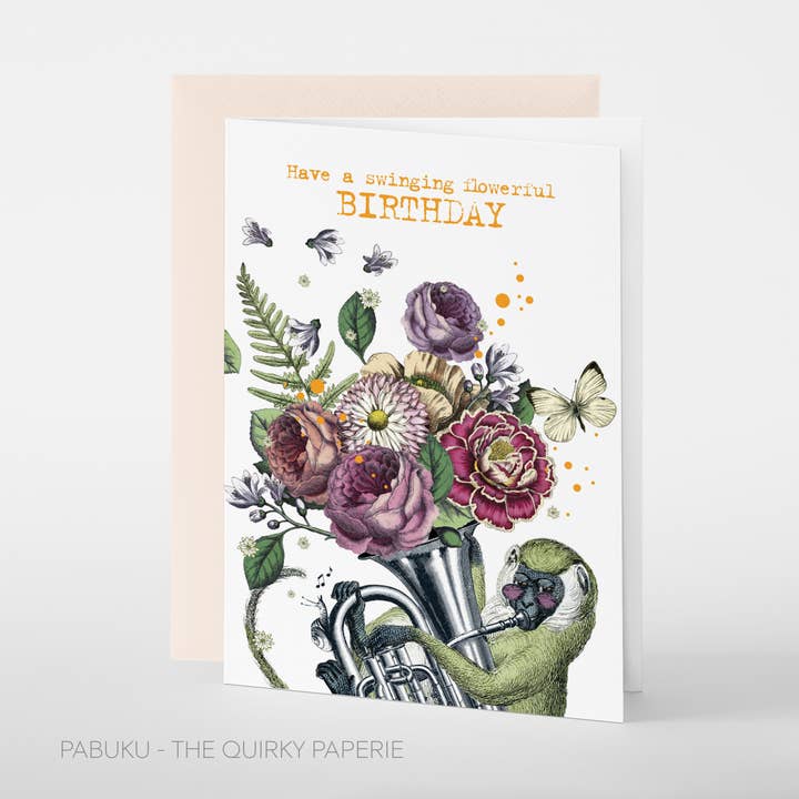 Swinging Birthday | Birthday Card for wholesale by Pabuku