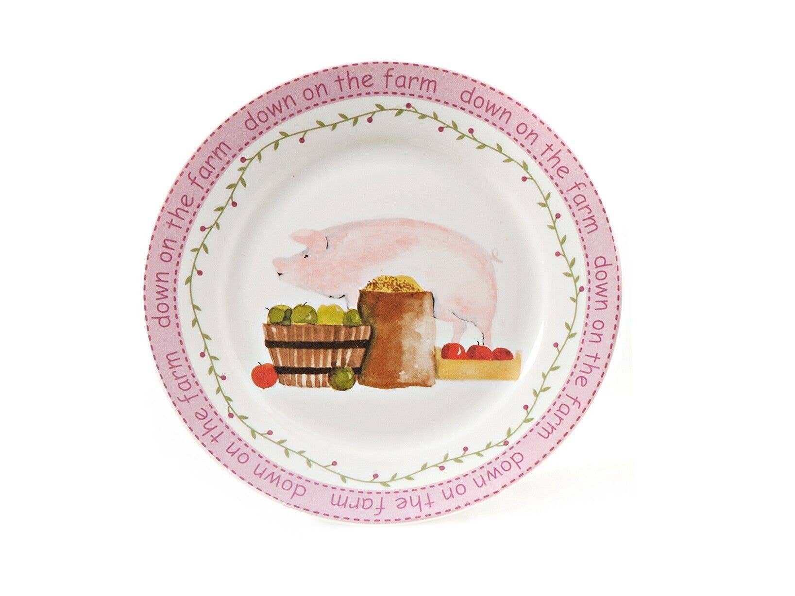 H&H - Wholesale Dinner Plate - Farm Plate in Deori Assorted Porcelain cm 192