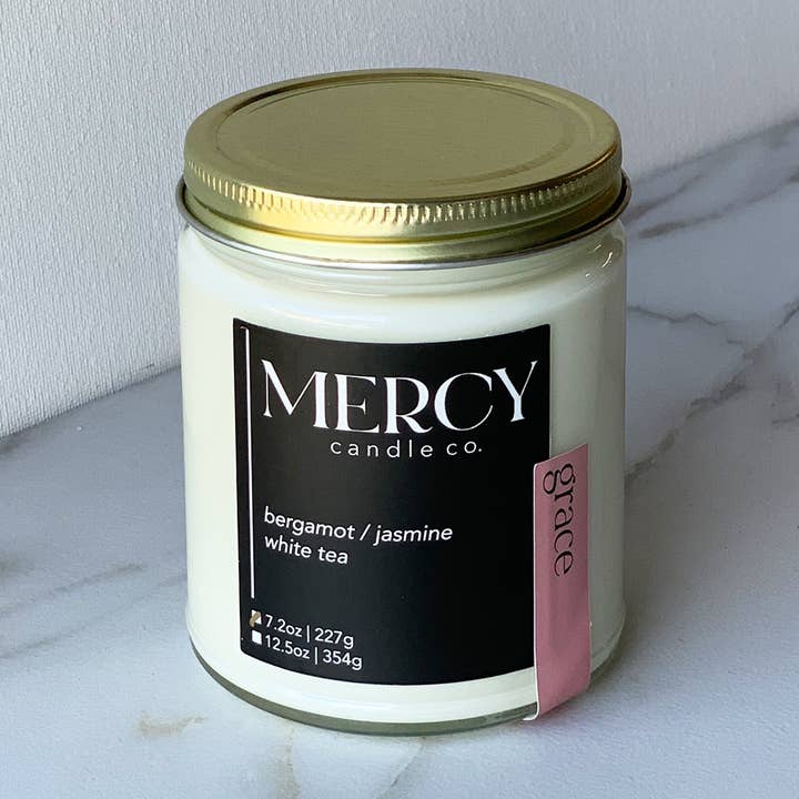 Mercy Candle Co. - Wholesale Jar/Filled Candle - Grace Signature Candle