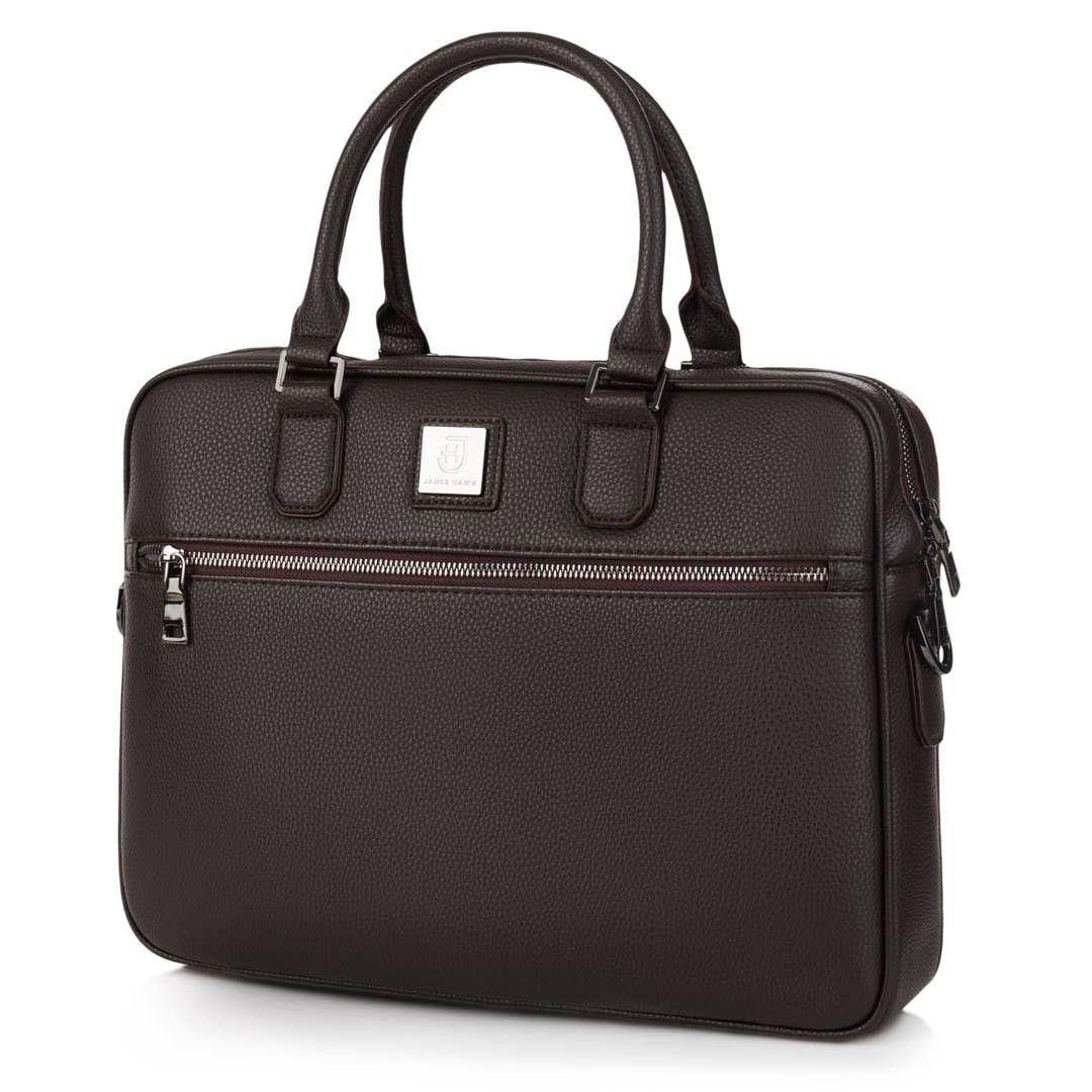 James Hawk - Wholesale Laptop Bag - Men's - Briefcase Laptop Bag with RFID Protection & Shoulder Strap10