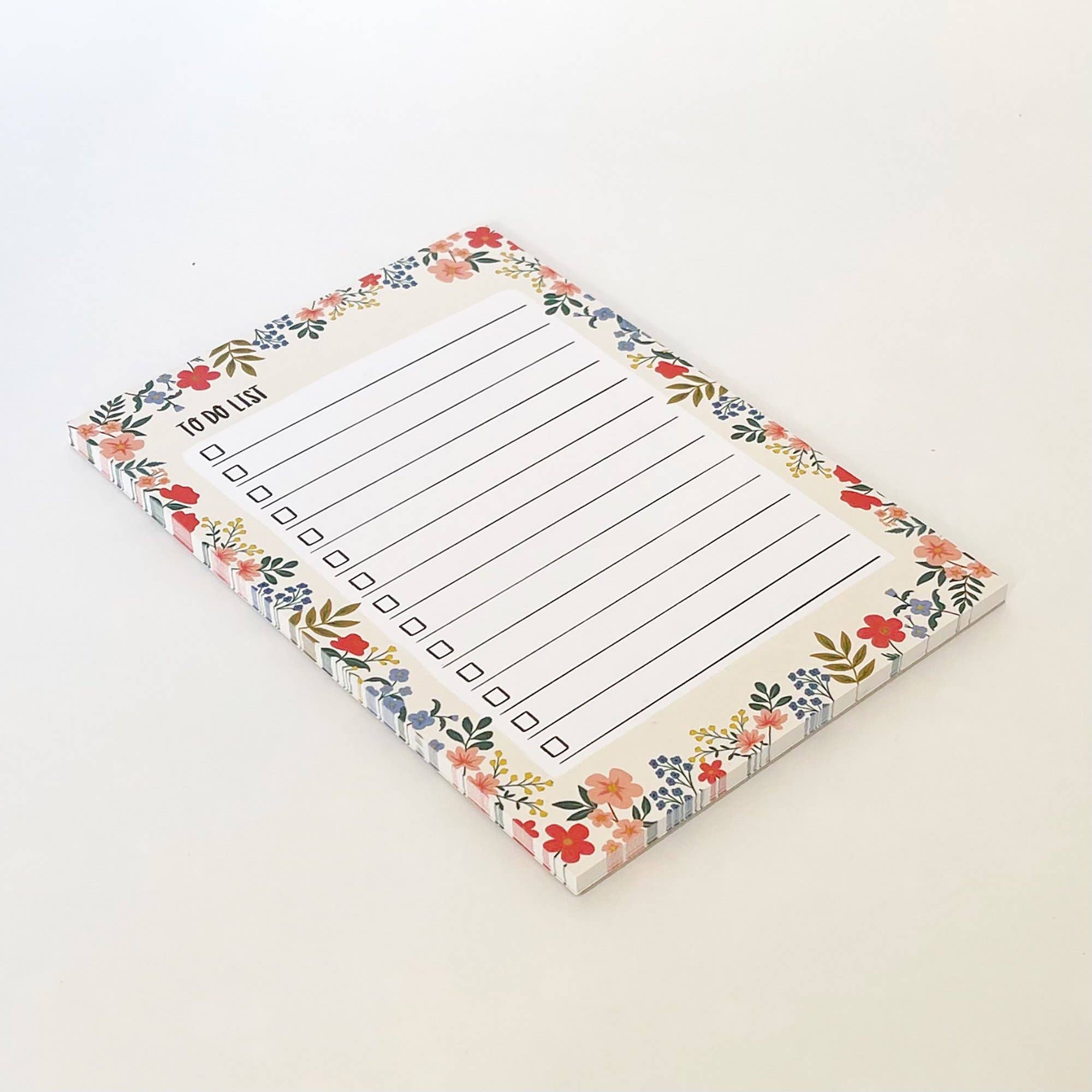 Lomond Paper Co – wholesale Notepad – FLORAL To Do List - Notepad4