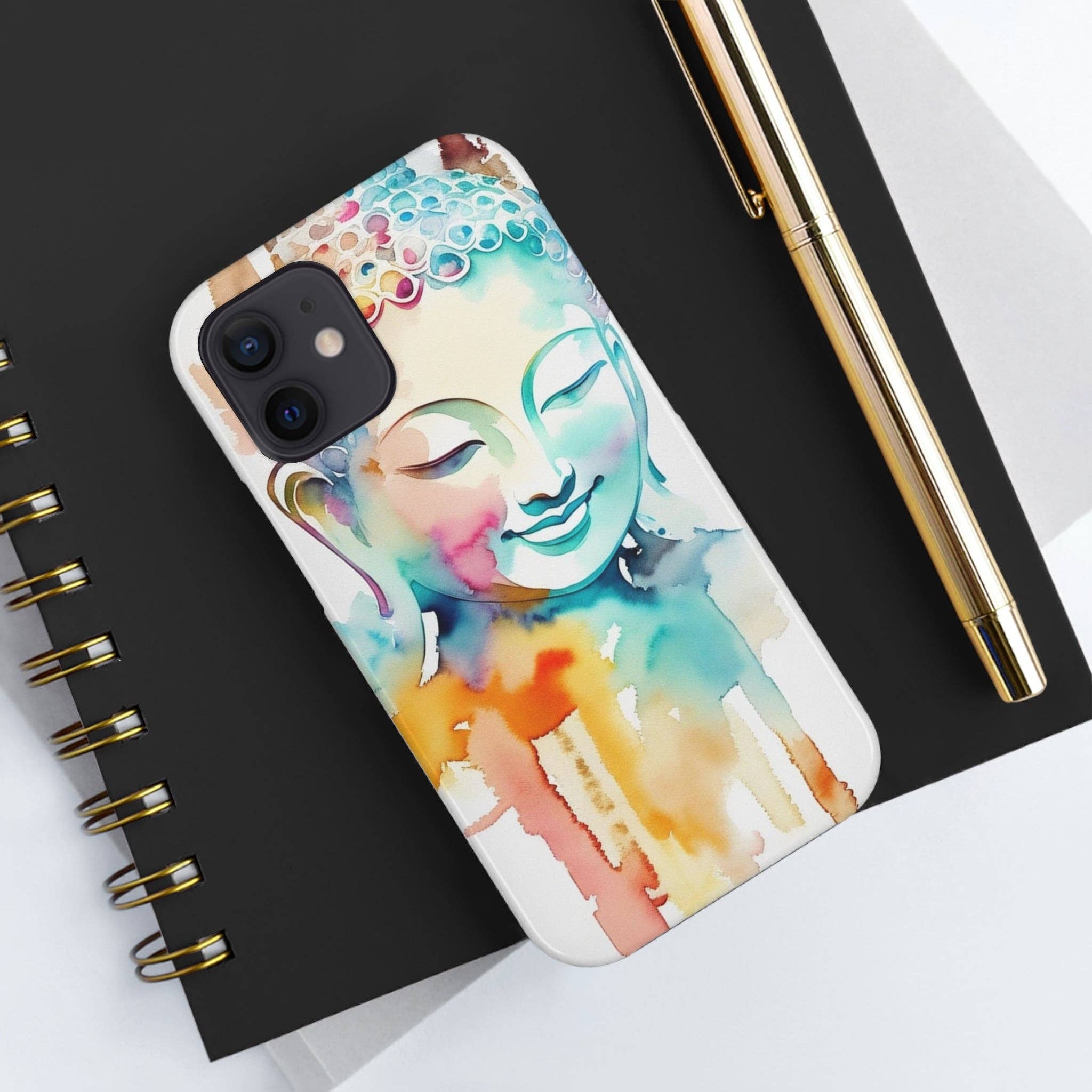 Art Essential - Wholesale Telefoonhoesje - Dames - Buddha Jay watercolor stoere telefoonhoesjes van Art Essential12