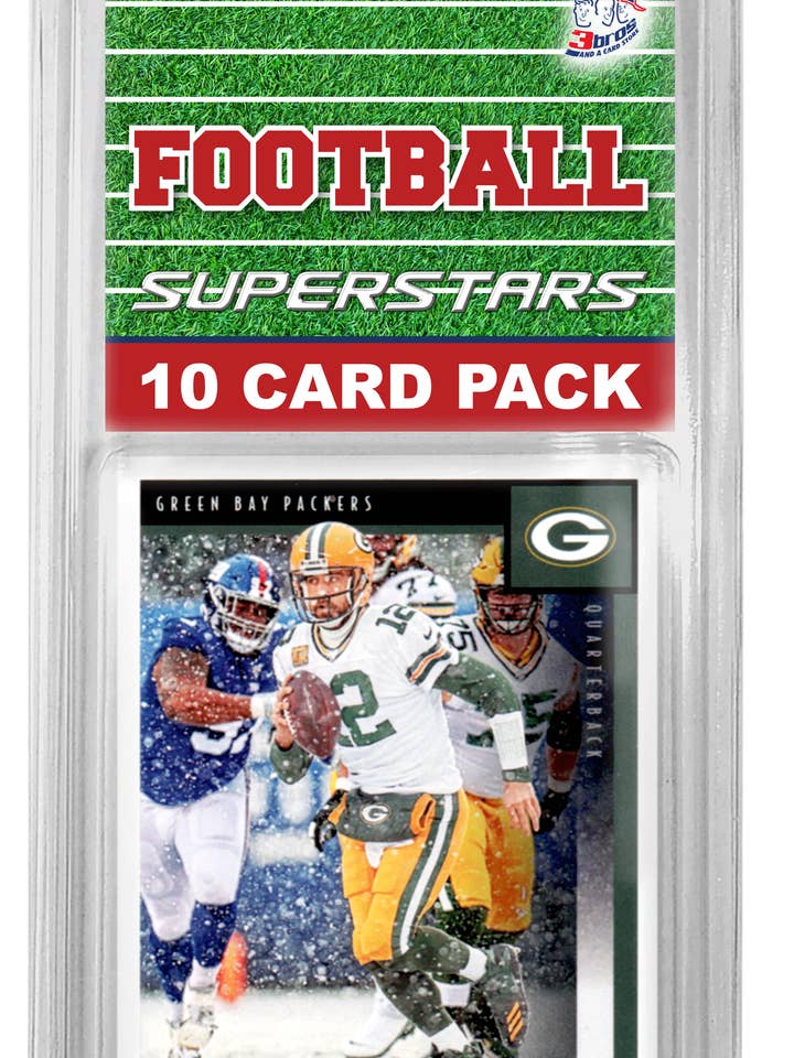 10-Card Green Bay Packers Superstars Kit for wholesale by 3bros And A Card Store