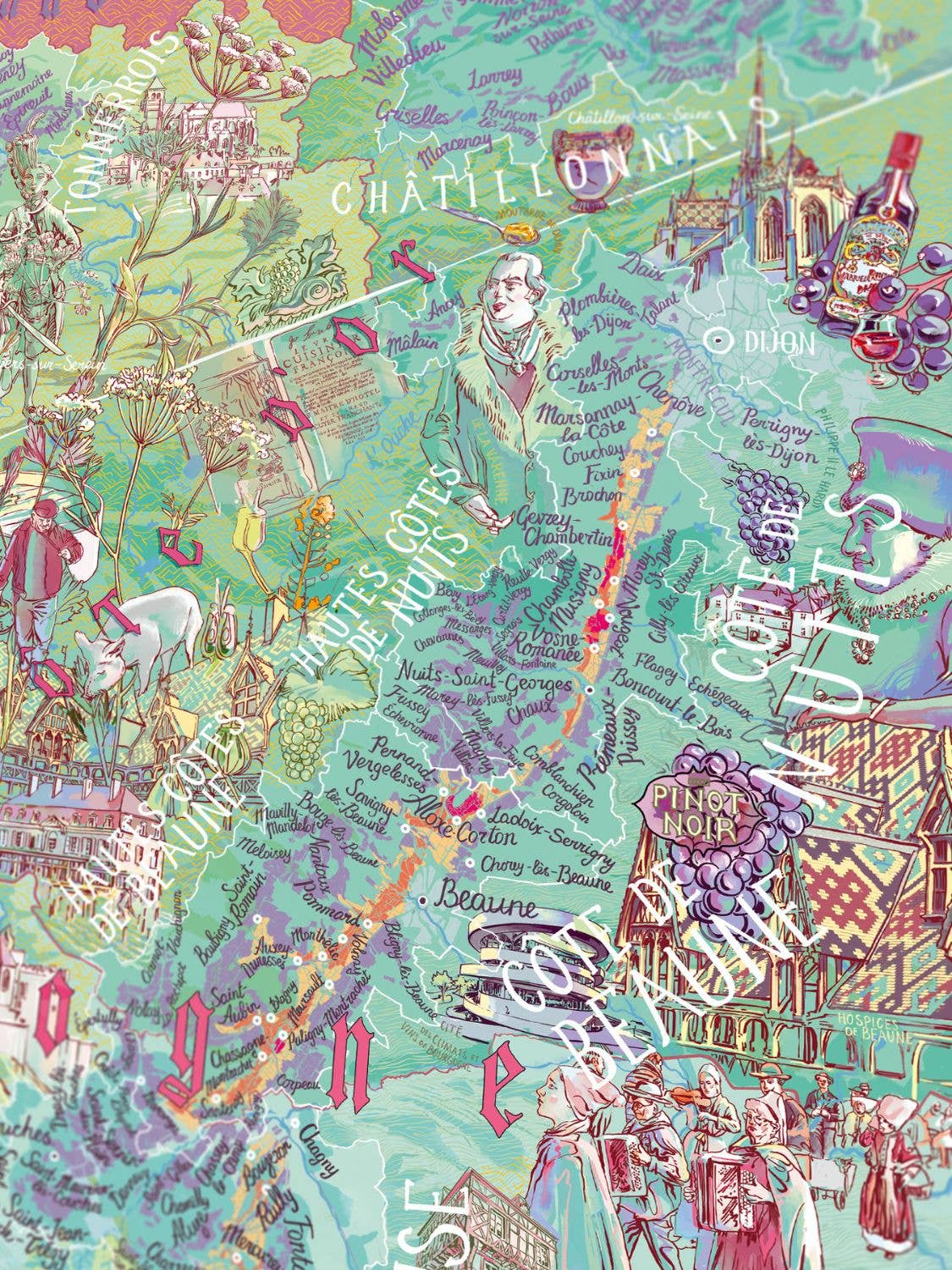 Water & Wines - Wholesale Puzzle - Adult - Wine Puzzle - Bourgogne7