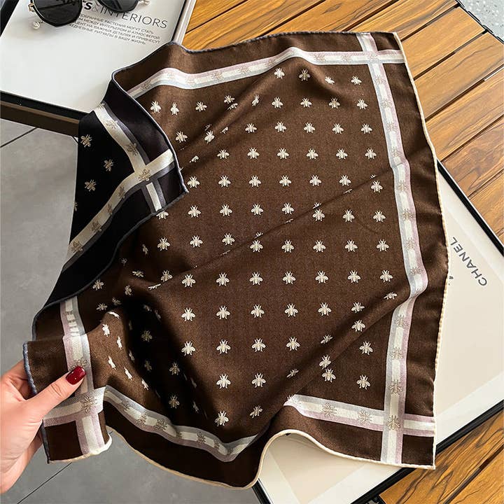 Marayn - Wholesale Scarf - Women's - Luxury Silk Wool Scarf Chic Style 20257