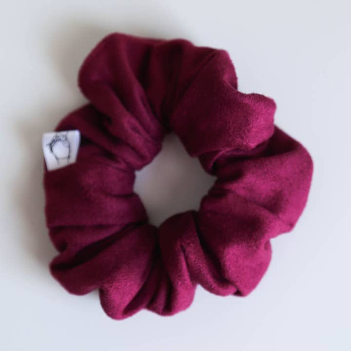 Created Mother - Wholesale Scrunchie - Women’s - Berry Suede Scrunchies0