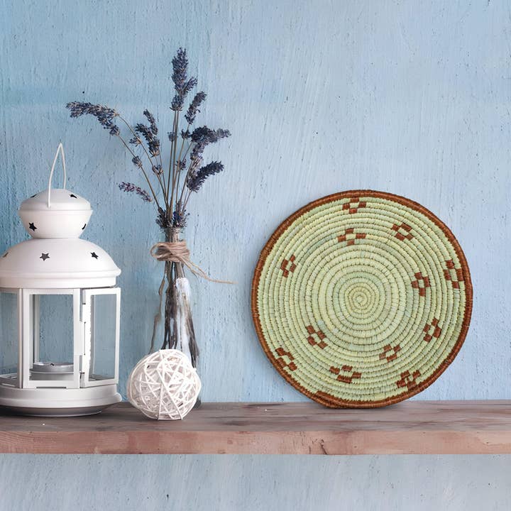 Panier tissé à la main - Panier du Sud-Ouest - 20 cm de diamètre pour la vente par ArtisanalEmporiumLLC