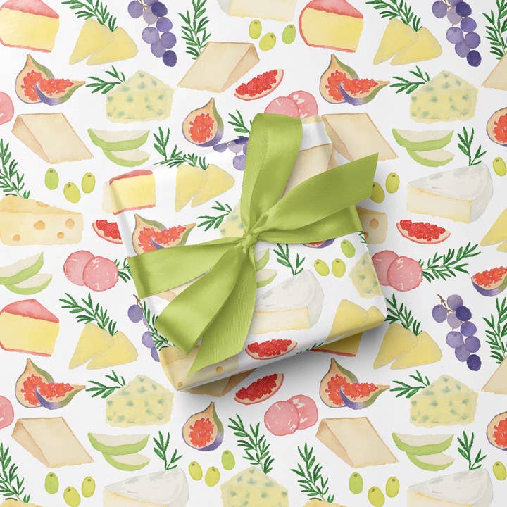 Gert & Co – rolo de papel de embrulho por atacado – Embrulho de presente para charcutaria | Papel de embrulho em tábua de queijo
