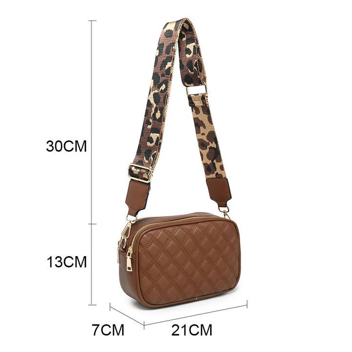 Papaya Fashion Ltd - Wholesale Crossbody bag – Women's - CD21-0352 Cross Body Handbag with double zip top sections9