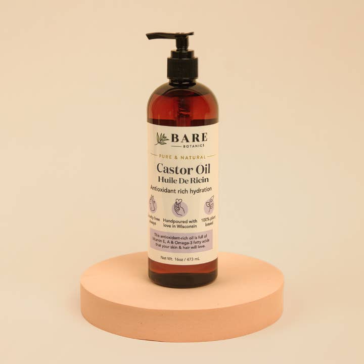 Huile de ricin pour la vente par Bare Botanics