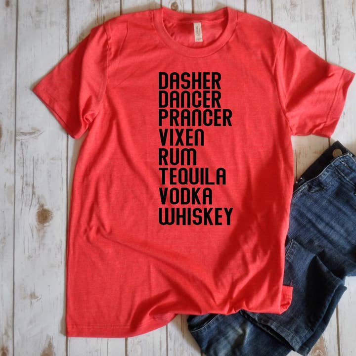 Dasher Reindeer Unisex Shirt for wholesale by BLNDesigns