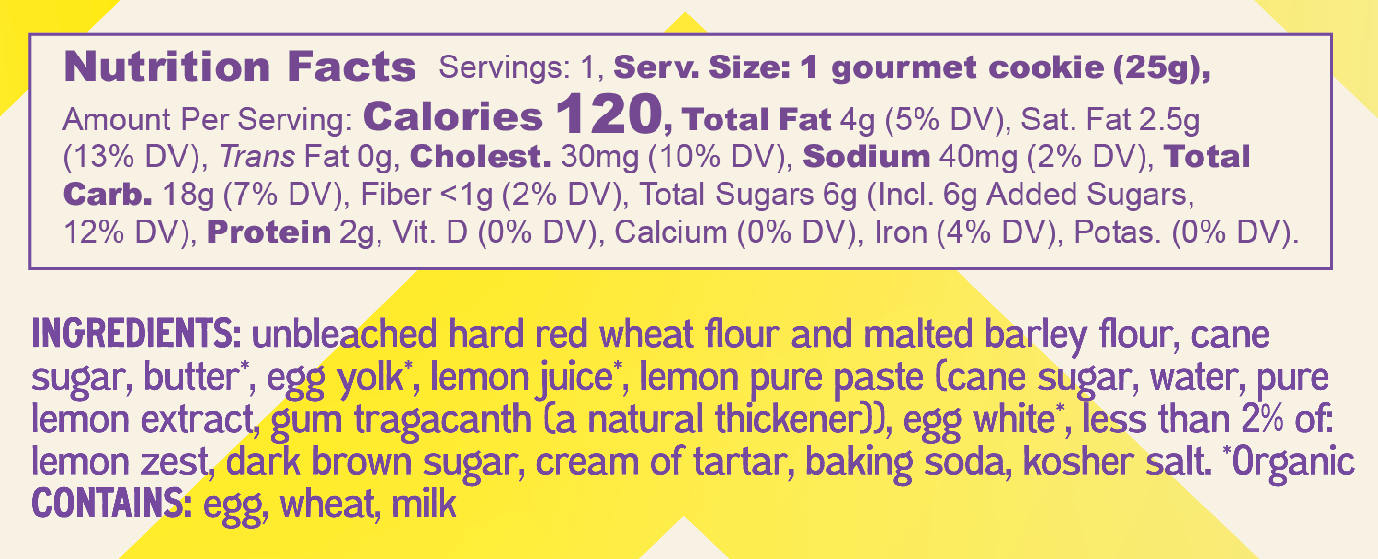 Bell’s Reines Gourmet Miniature Cookies - Wholesale Cookie - Artisanal Lemon Soft Gourmet Cookies – 1-Count Retail Pack3