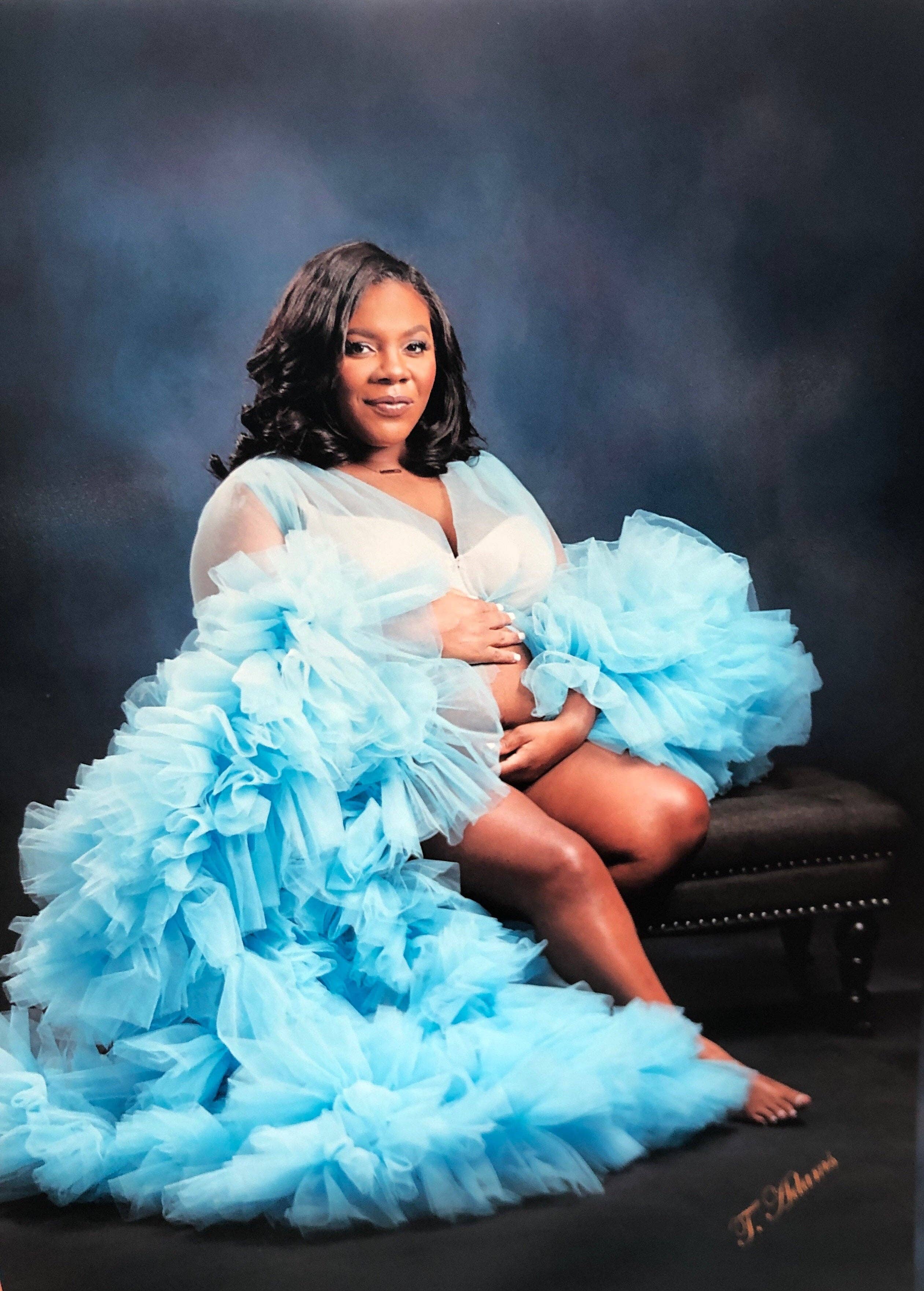 Dimaz - Venta al por mayor Bata - Mujer - Bata de tul hecha a mano con estrellas7