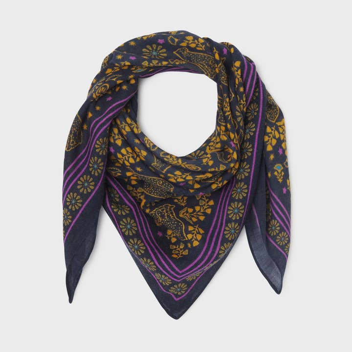 100% Wool Scarf Constance Navy and other Purchase Wholesale foulard. Free Returns & Net 60 Terms on Faire trending on Faire.
