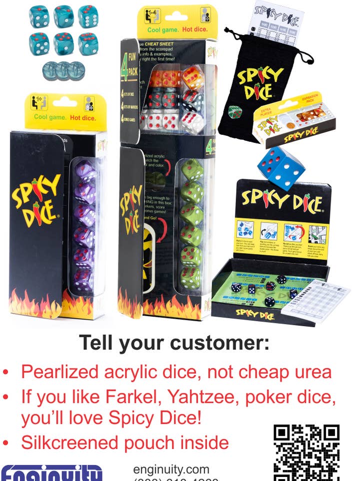 FREE Script cards - teach your staff, teach your customers for wholesale by Enginuity Games