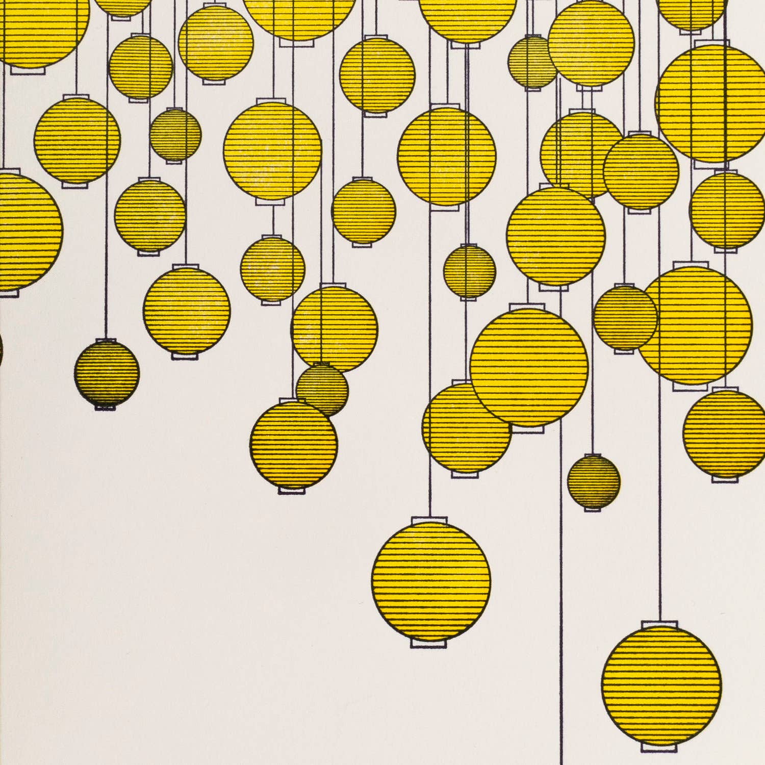 Quick Brown Fox Letterpress - Wholesale Everyday Greeting Card - Paper Lanterns - Letterpress Everyday Card2