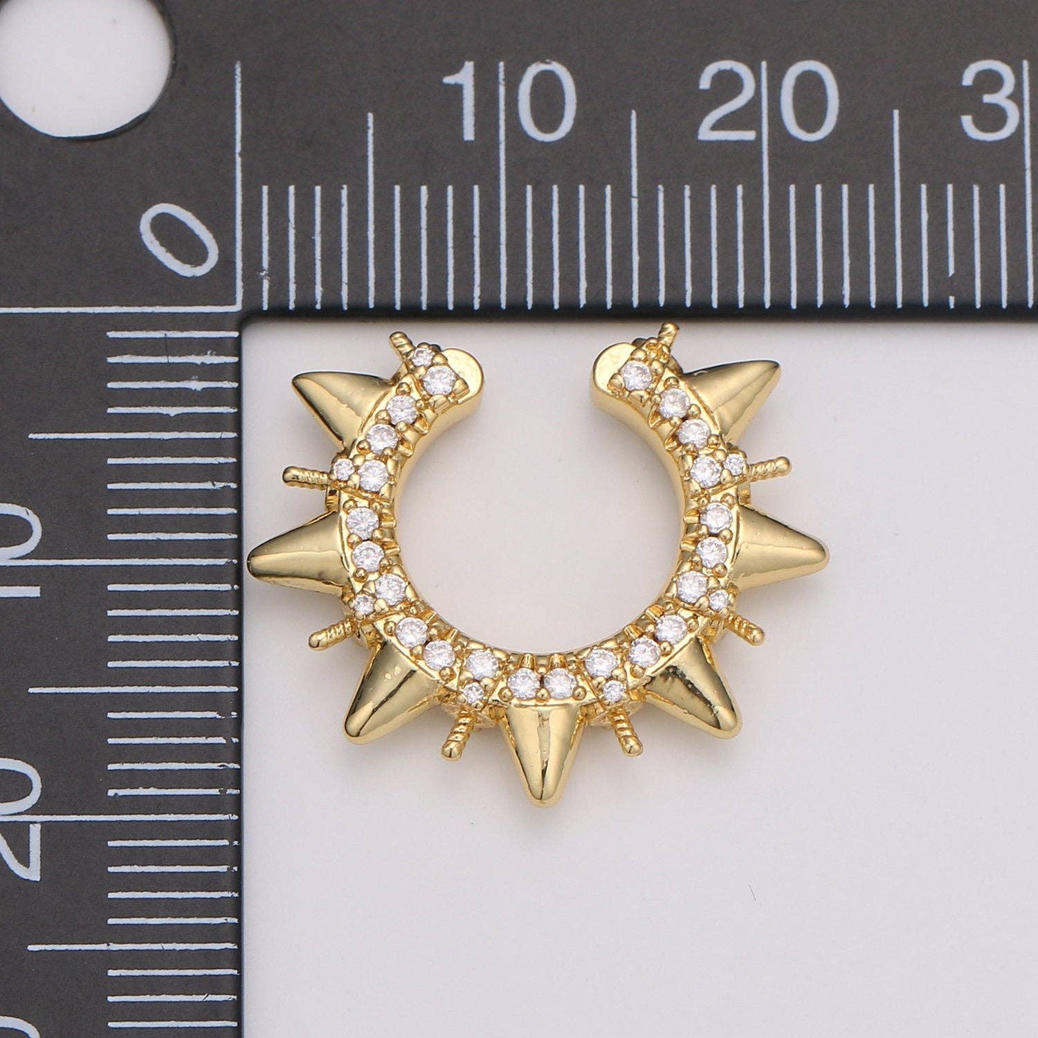 Aim Eternal – Engroshandel Ear cuff/wrap-øreringe – 1 stk. spike ear cuff uden piercing - helix cuff ørestik AI1162