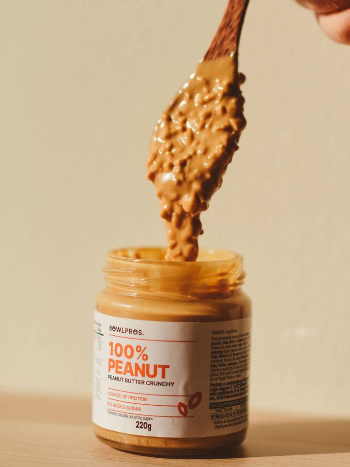 Crema de cacahuete 100% crujiente - con cacahuetes argentinos para venta al por mayor de Bowlpros