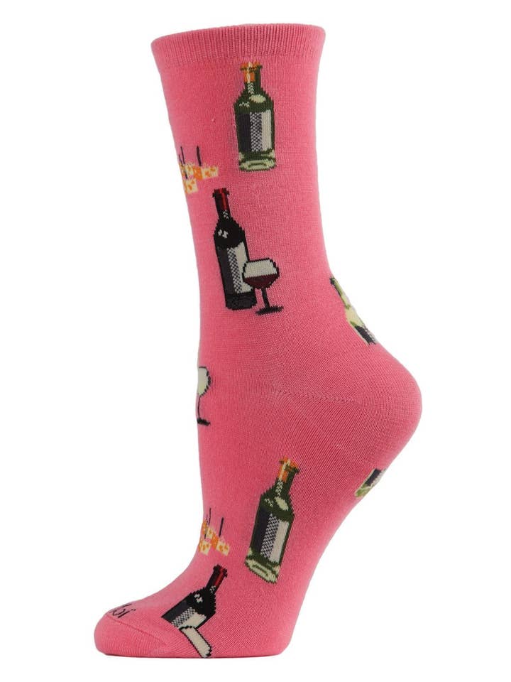 Infinity Classics International Inc. – Meias - Mulher por atacado – Meias MeMoi com mistura de bambu com vinho e queijo7