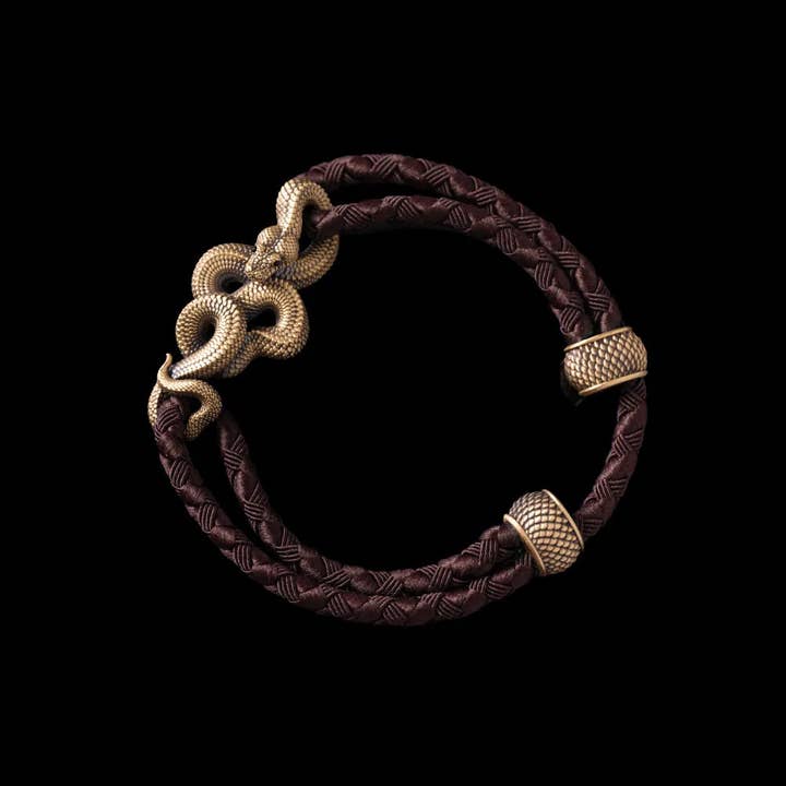 Coppertist.wu – wholesale Woven/braided bracelet – Tree Boa Rope Bracelet - Brass25