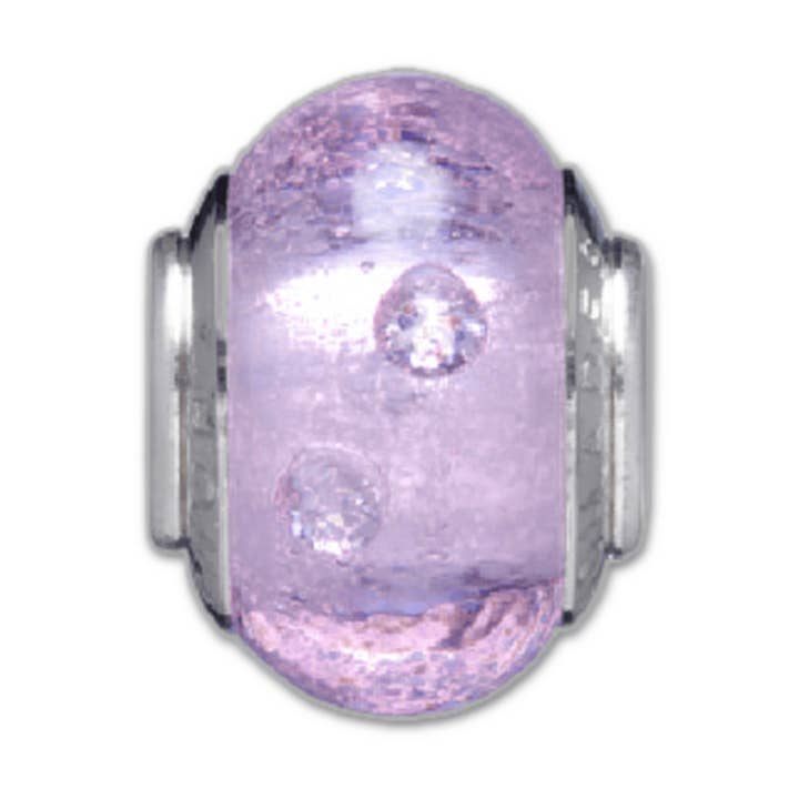 Pink Color My World Bead Charm for wholesale by nomades