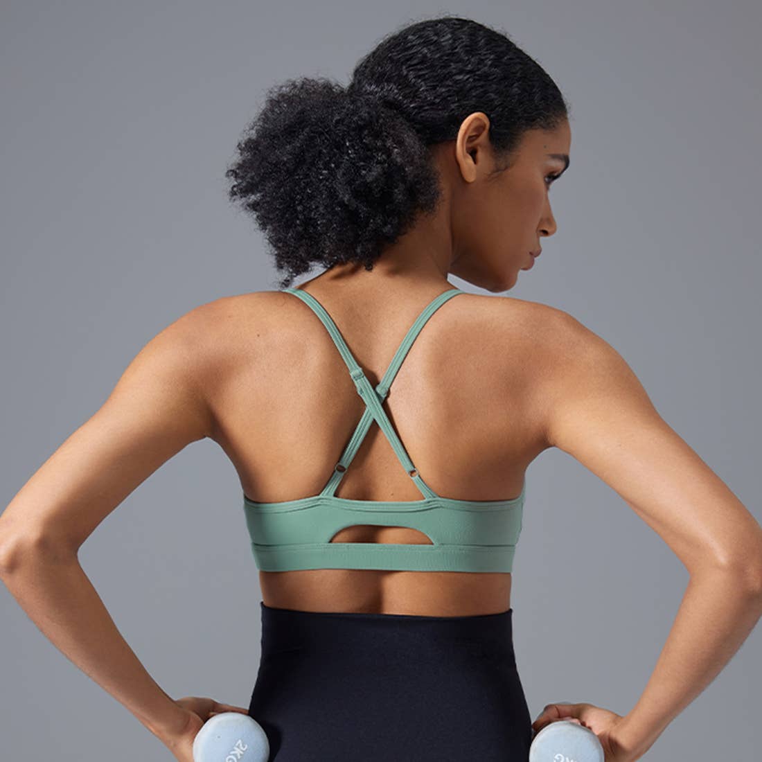 Sodalemon – Engroshandel Sports-bh - Dame – Kvinder Justerbar Krydsryg Støtte Yoga Sports-BH2