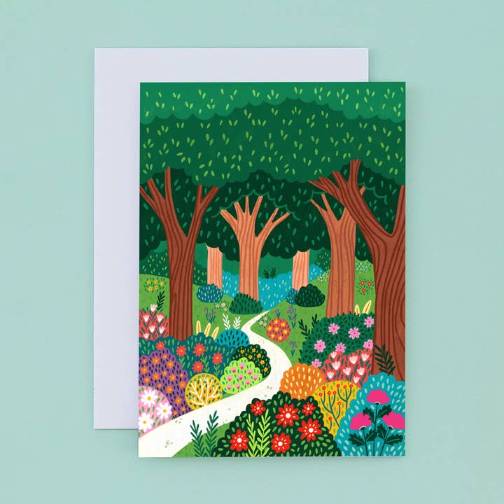 Blank Art Woodland All Purpose Card, Best Seller (Case of 6) for wholesale by Pear Tree Press US