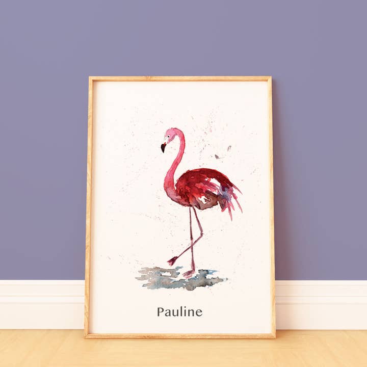 Poster Fenicottero per la vendita all'ingrosso da parte di atelier pio