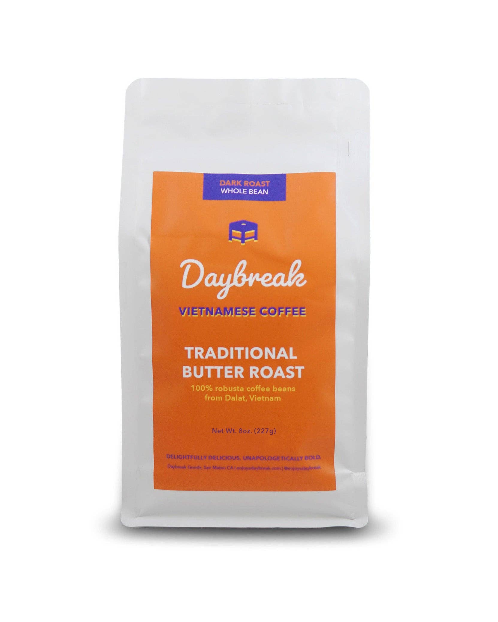 Daybreak Vietnamese Coffee - Wholesale Coffee Beans - [WHOLE BEAN] Butter-Roasted Vietnamese Coffee - DARK1