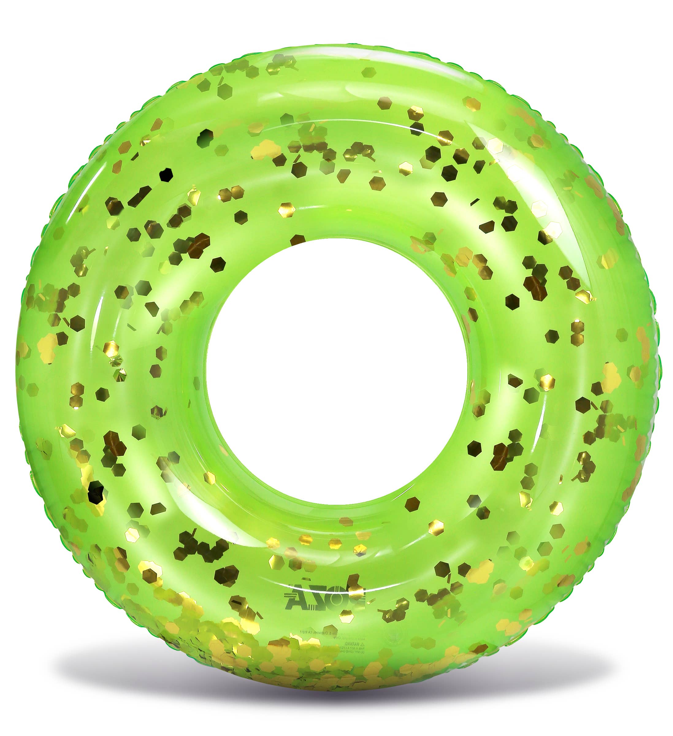 Cota Global - Vente Jeu gonflable - Bouée gonflable verte et or 91 cm0