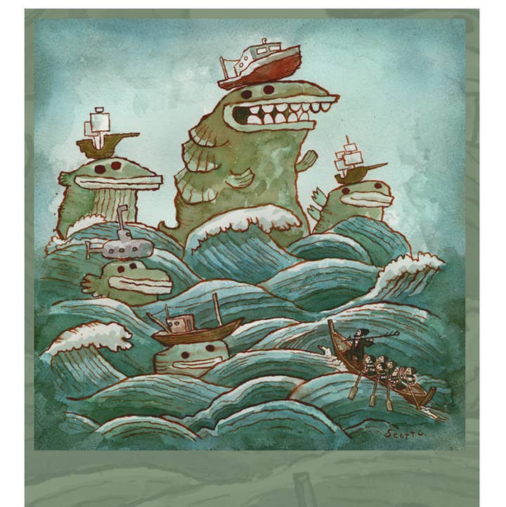 The Scott C Shop - Wholesale Puzzle - Adult - Sea Serpent 500 Piece Puzzle