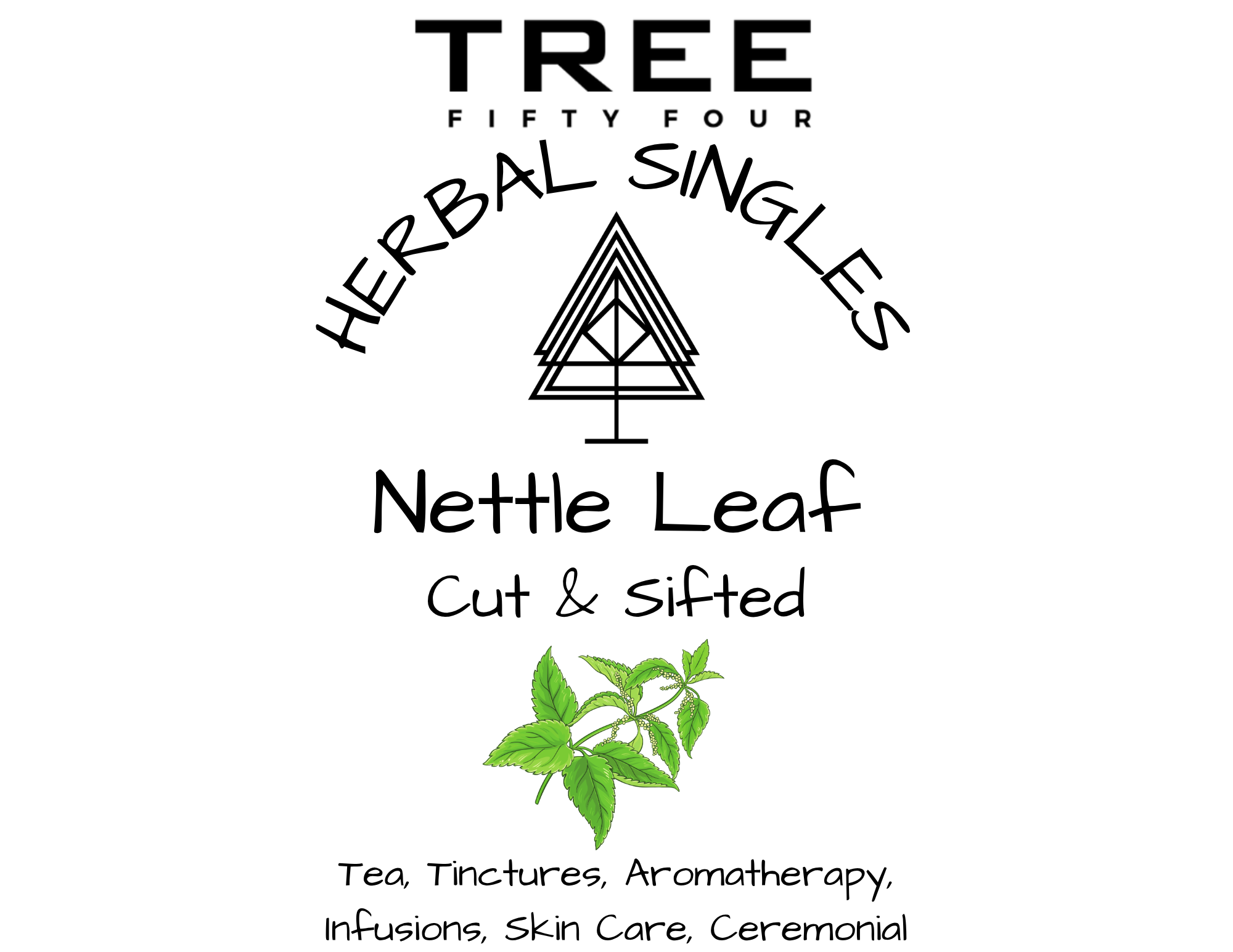Tree Fifty Four - Wholesale Loose Tea - Nettle Leaf | 2oz - 1 KG | Bulk Herbs1