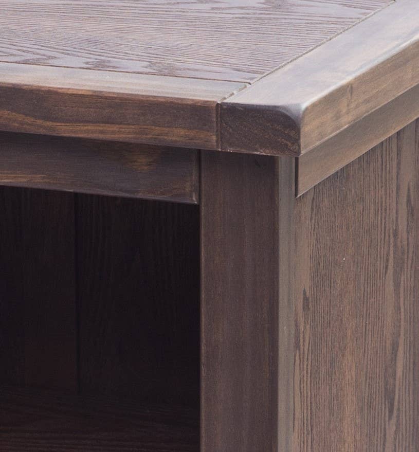 Greener Valley Trading - Wholesale Bookcase - Arise-Sun Solid Wood Low Bookshelf2