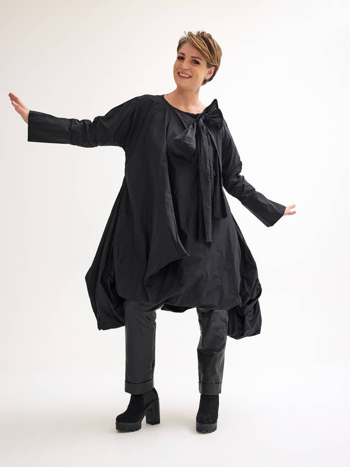 Tunique Robe en Polyester Surdimensionnée 23594 pour la vente par Zilberman