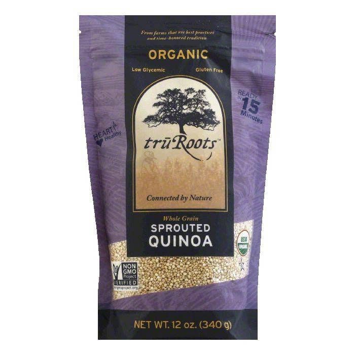 KeHE Distributors, LLC - Wholesale Whole Grains - Tru Roots Organic Sprouted Quinoa, 12 Oz (Pack of 6)0