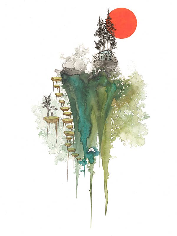 Wild Hearts - Art Print for wholesale by Melissa Moss Art