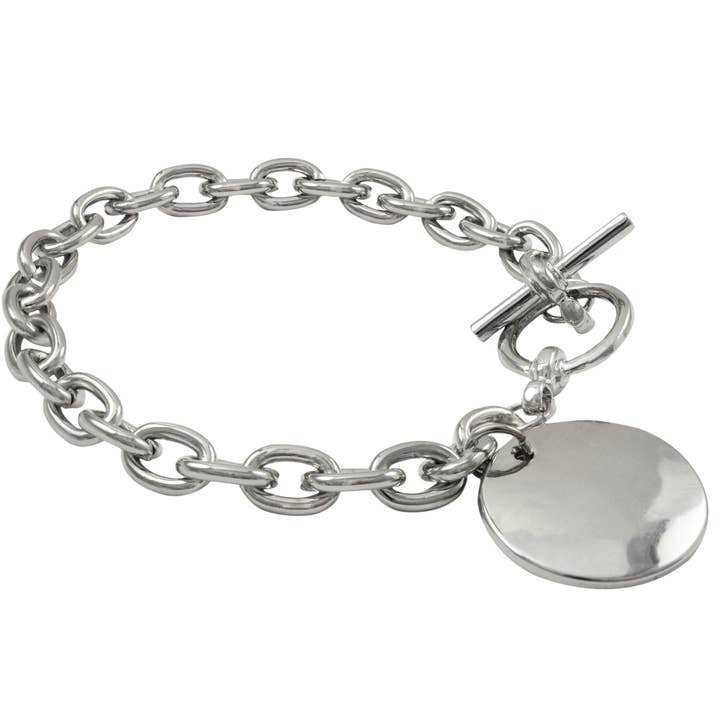 Bracelet à breloques rond Sr pour la vente par Dlux Jewels