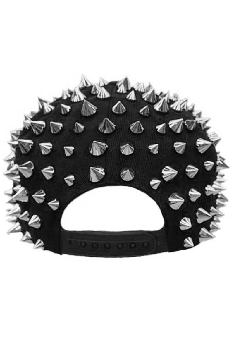 Cap Zone - Wholesale Flat Brim Cap - Unisex - Punk Rock Heavy Metal Studded Snapback1